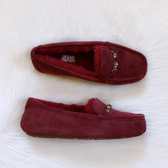 UGG Ansley Charm Gem Kiss Suede Slippers - Picture 5 of 7